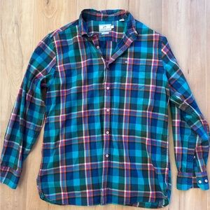 Southern Tide Classic Fit Plaid Button-Up Shirt Size Large